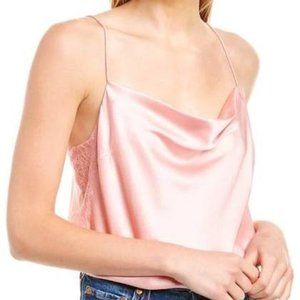 Cami NYC Pink Satin Bodysuit